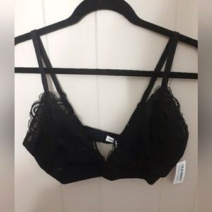Old Navy NWT Black Lace Bra Size Large